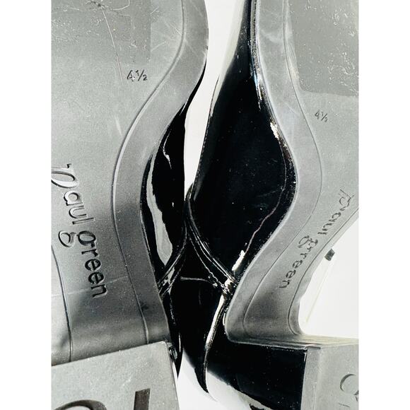 Paul Green Black patent leather Zoe Mary Jane Pump UK 4.5 / US 7 - Picture 3 of 11